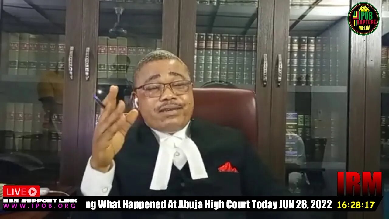 Mazi Nnamdi Kanu Lead Counsel Address The Press On MNK Court Proceedings | Jun 28, 2022