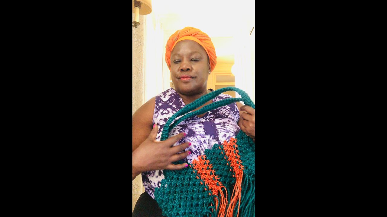 Handmade bags and poncho