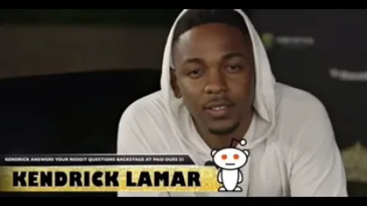 what up reddit. its kendrick lamar.