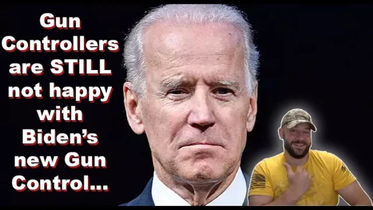 Gun Controllers ARE NOT happy with Biden’s new Gun Control… They are not shy about it either...