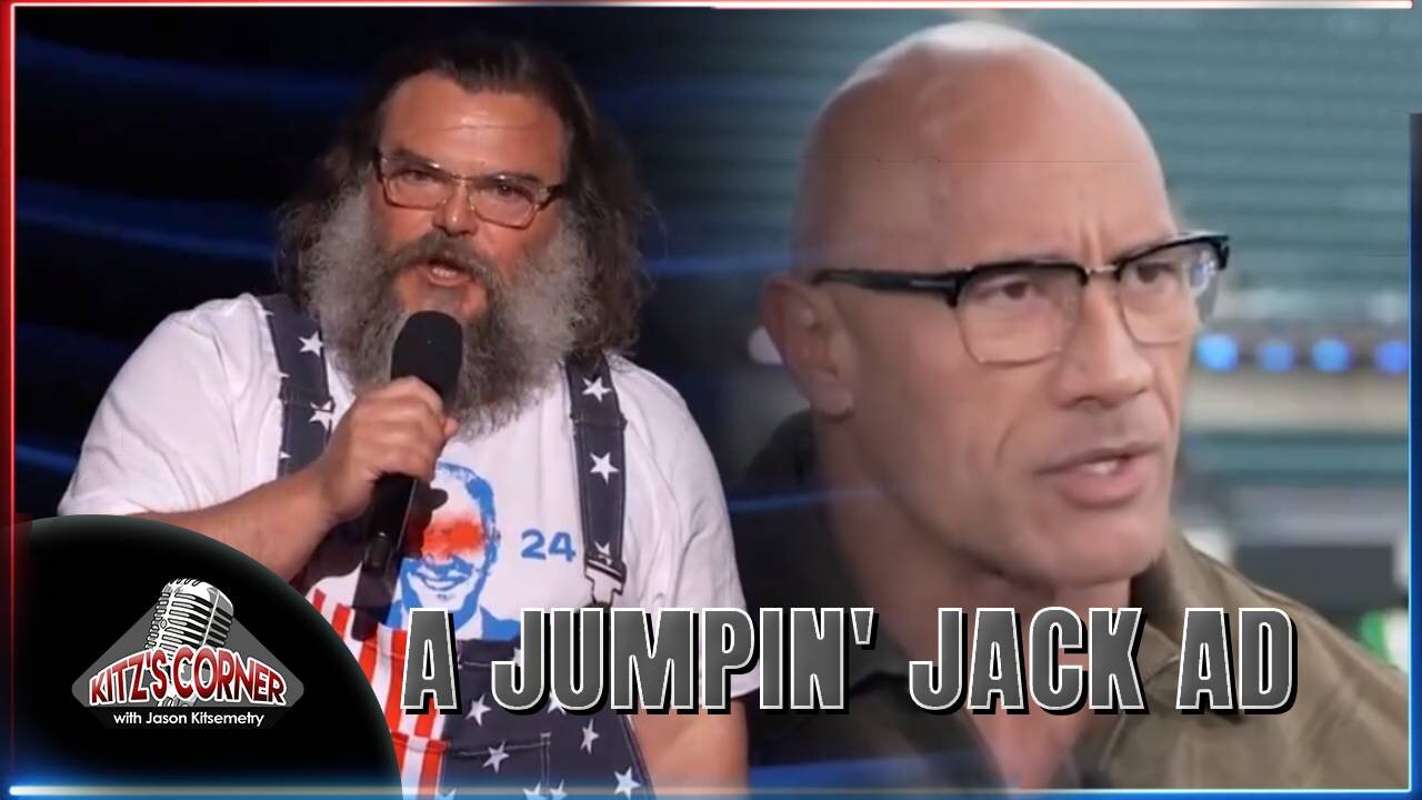 Jack Black's Idiotic Biden Backing While "The Rock" Switches