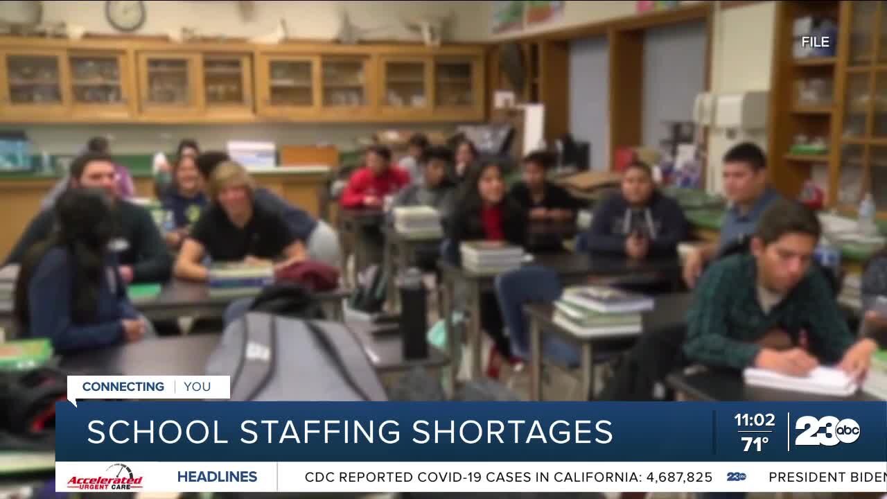 National substitute teacher shortage impacts Kern County schools