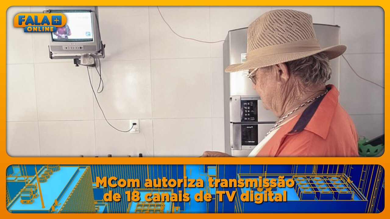 MCom autoriza transmissão de 18 canais de TV digital.