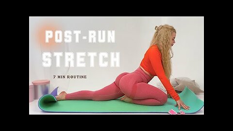 7 Min. Post-Run Stretch | Simple Cool Down after Running