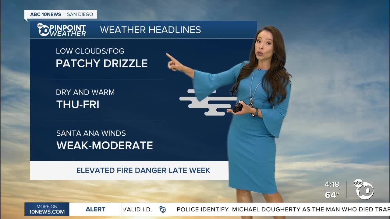 ABC 10News PinPoint Weather With Meteorologist Angelica Campos