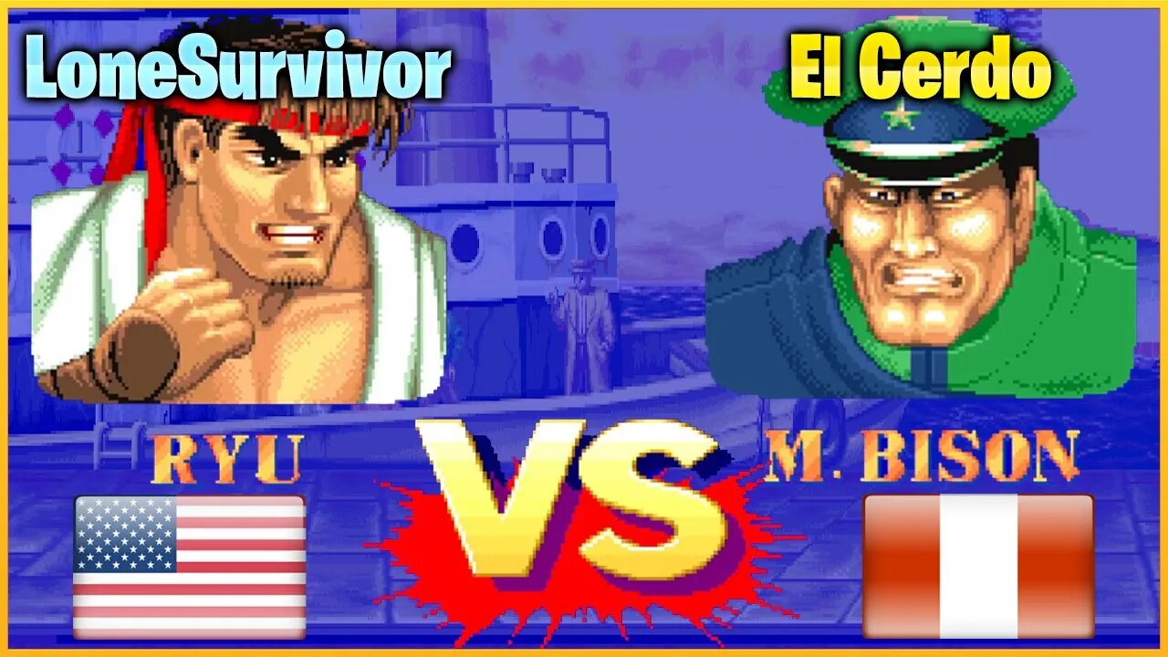 Street Fighter II': Champion Edition (LoneSurvivor Vs. El Cerdo) [United States of America Vs. Peru]