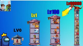 Hero Tower Wars Merge Puzzle