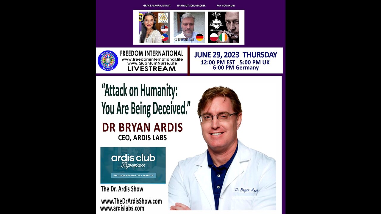 #234 Dr. Bryan Ardis - Attack on HumanityYou are Being Deceived