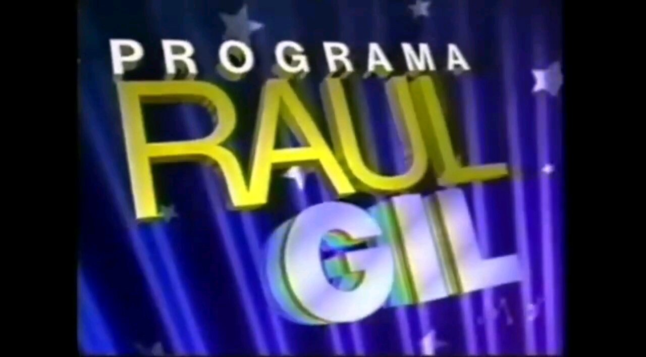 Programa Raul Gil na TV Manchete-Normal e Invertido