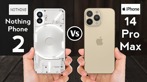 iPhone 14 Pro Max vs Nothing Phone 2 Unboxing