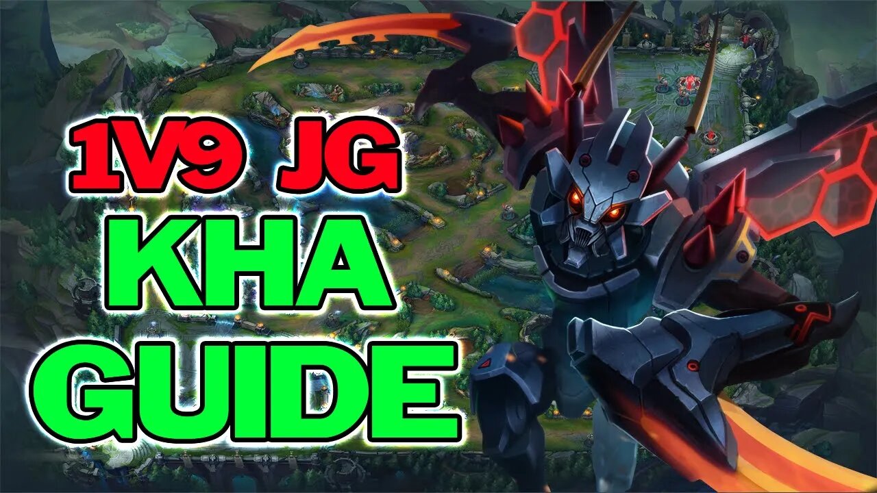 How To 1v9 Lethality Kha'Zix JG S12 Runes & Build! Jungle Live Commentary & Guide #leagueoflegends