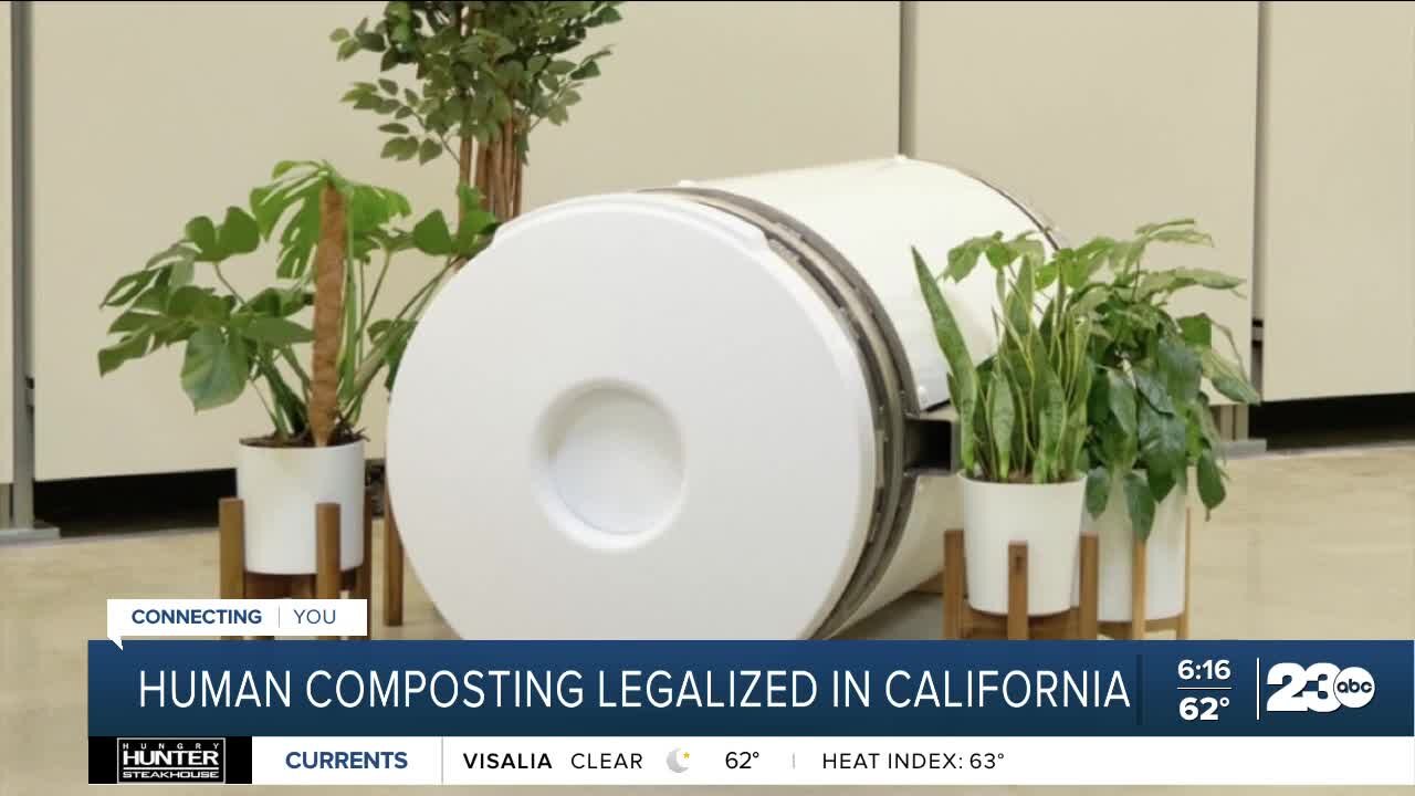 Human composting legalized in California