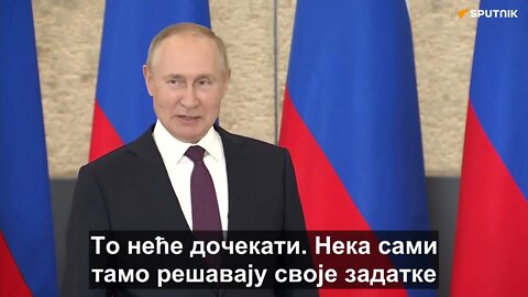 Putin : Zapad neće dočekati raspad Rusije