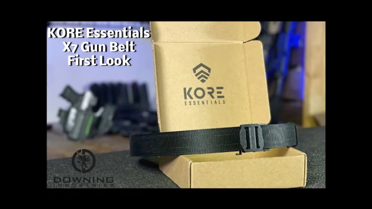 Kore Essentials X7 Gun Belt, First Look