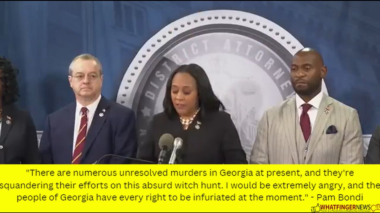 "There are numerous unresolved murders in Georgia at present, and they're squandering