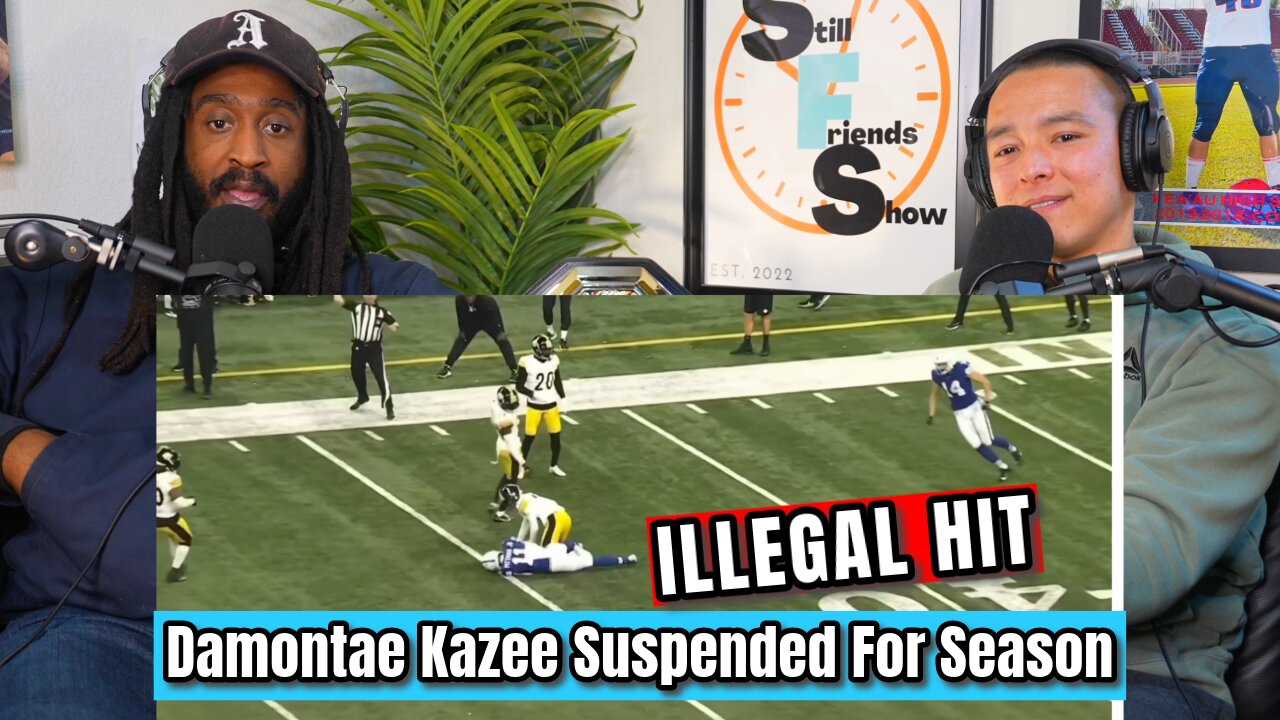 Damontae Kazee Ejected & Suspended for Remainder of Season for HUGE HIT