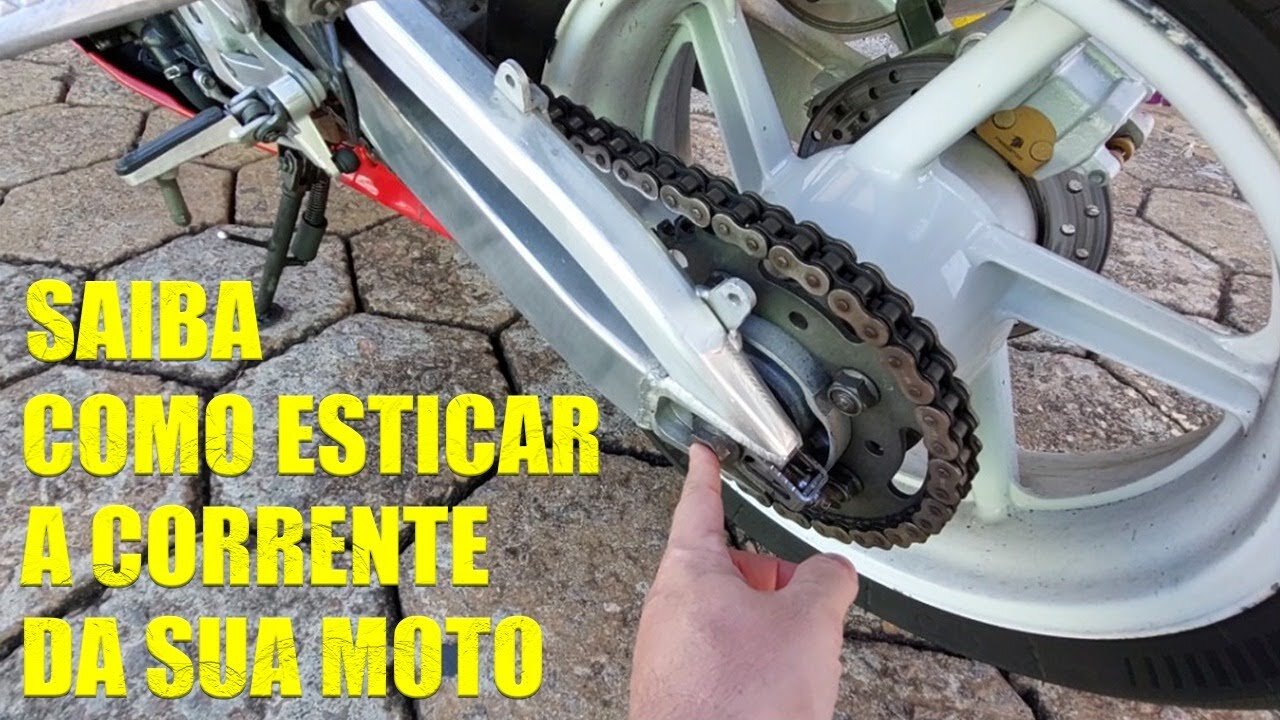 CBR900RR e DUCATI848EVO COMO ESTICAR CORRENTE DAS MOTOS