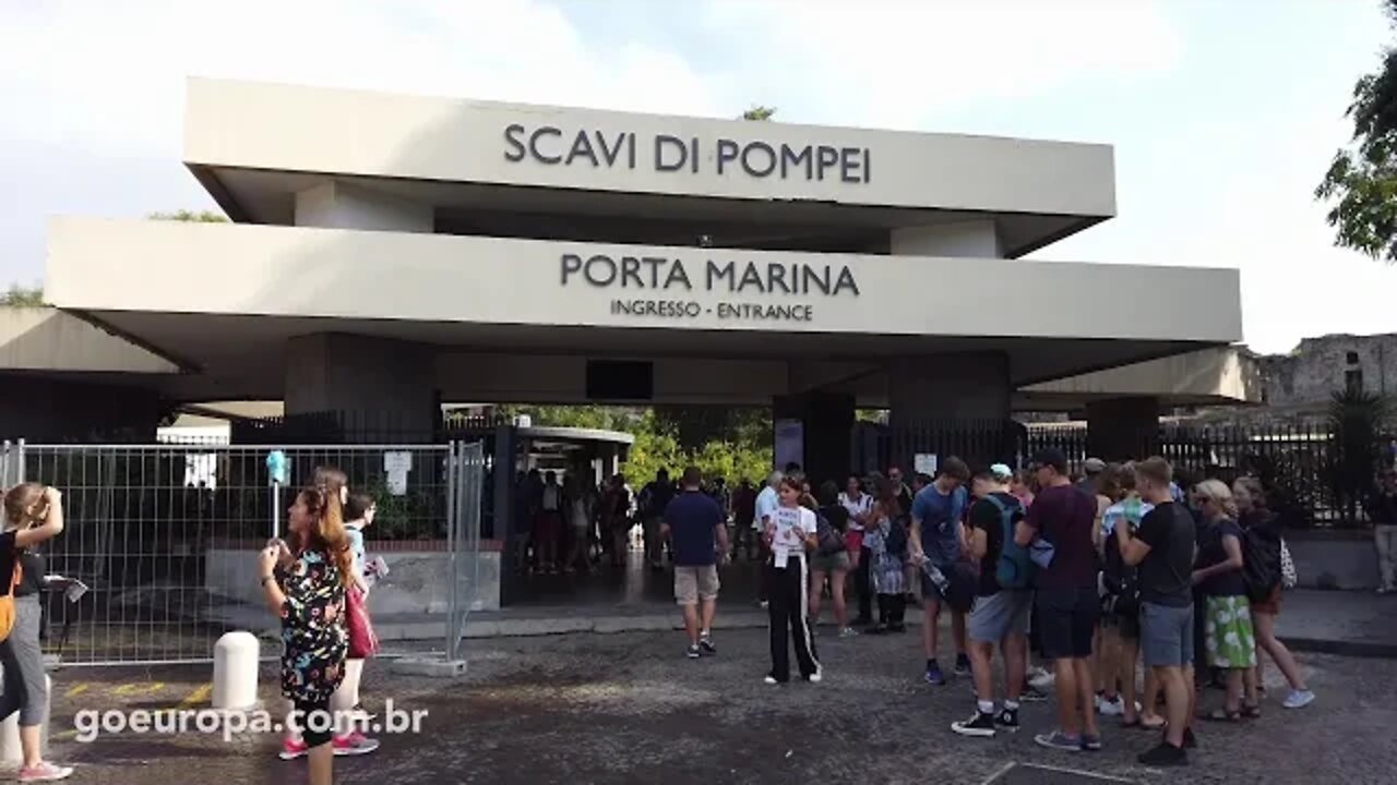 🇮🇹DICAS IMPORTANTES PARA A ENTRADA NAS RUÍNAS - Pompéia, Itália | GoEuropa