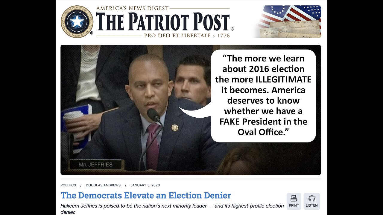The Patriot Post Audio Edition Podcast for 1/5/23
