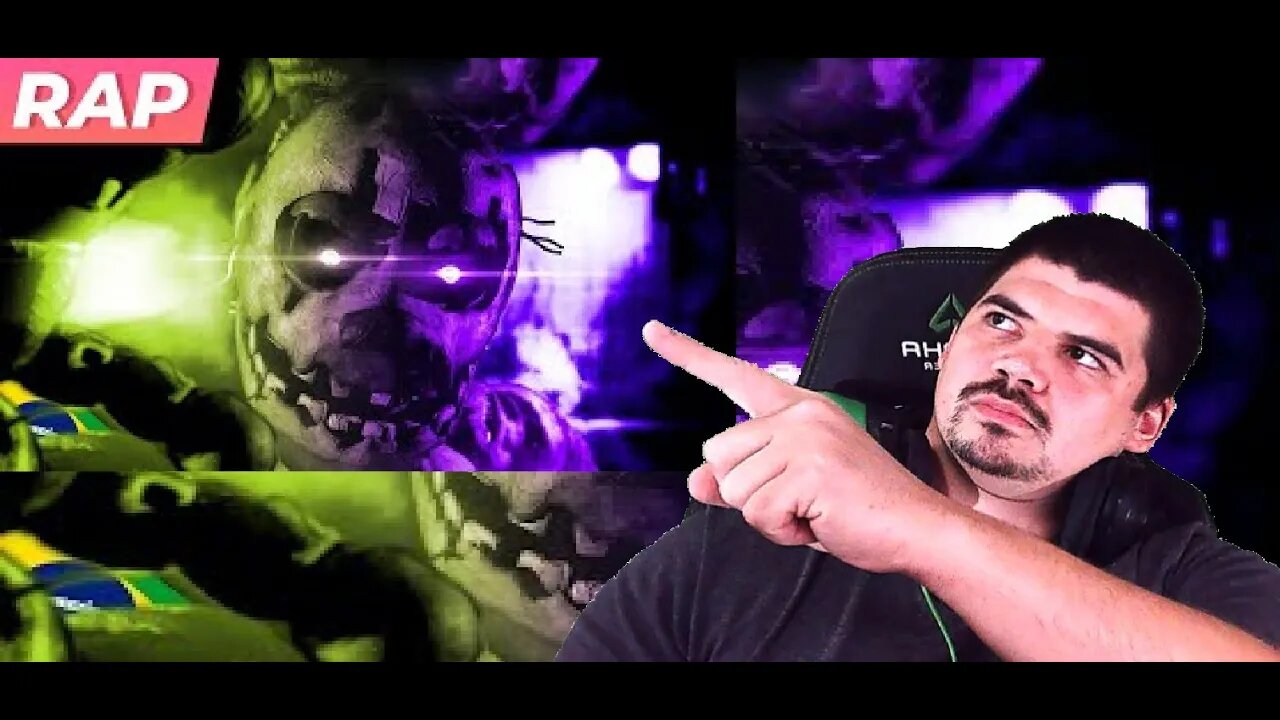 React Rap do Springtrap FNAF - ELE SEMPRE VOLTA IRON MASTER - Melhor do mundo
