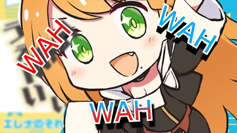 vtuber Elena Yunagi wah wah wahing for 8 seconds