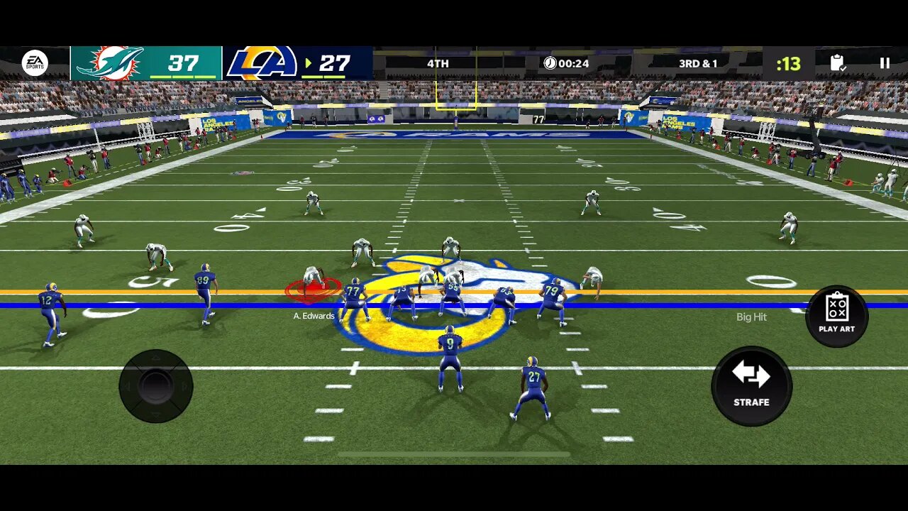 Journey: Genesis Magic Mahomes 2-5 2018 Rams Defeat Gameplay - Madden NFL 22 Mobile Football