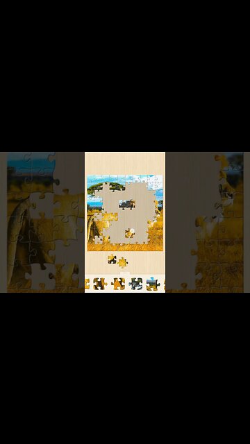 100 piece jigsaw - King of the Savannah