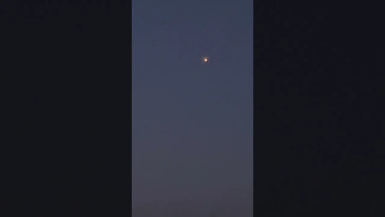 If this a real UFO? The object was completely silent!