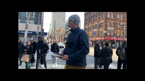 Street preaching Toronto - Are you ready to meet God?