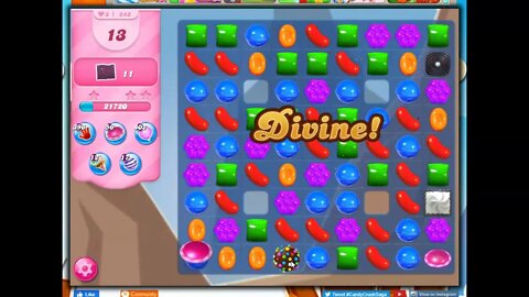 Candy Crush Level 848 Talkthrough, 22 Moves 0 Boosters