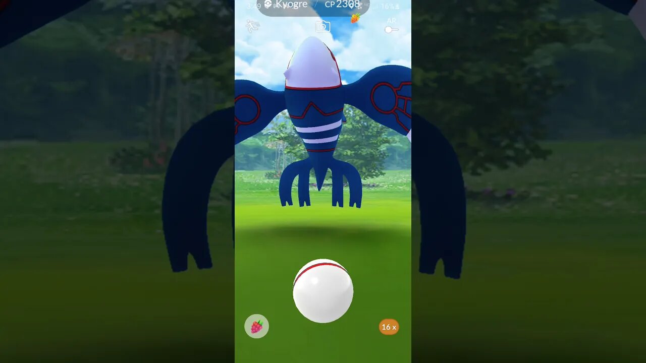 Pokemon Go Level 5 Legendary Raid Kyogre - Windsor, Ontario, Canada 1/20/2021