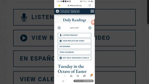 Jesus is our Savior/ Bible reading April 6 / 2021