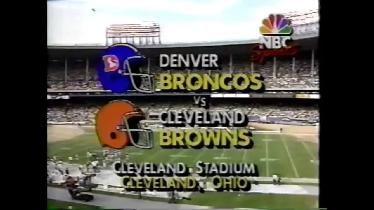 1989-10-01 Denver Broncos vs Cleveland Browns