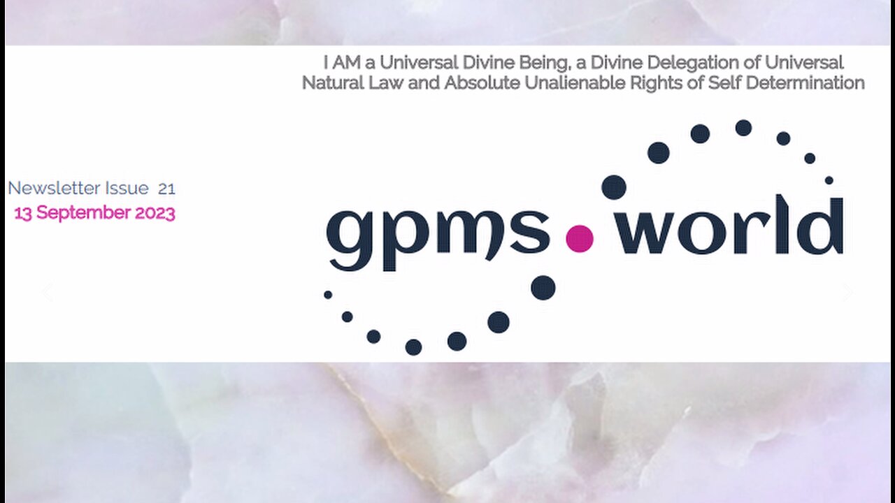 Gpms.world Newsletter September 13, 2023