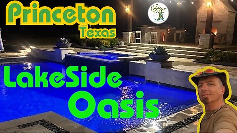 Out-Door OASIS Home & Pool on One Acre by the Lake in Princeton Texas | $757k | 2450'