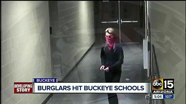 Burglars behind a string of break-ins in Buckeye