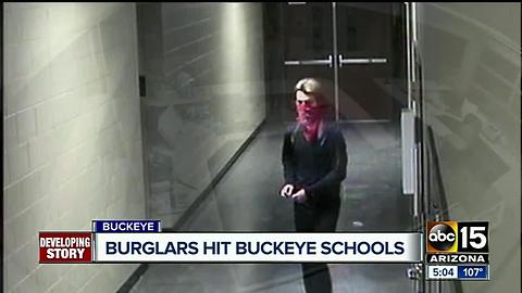 Burglars behind a string of break-ins in Buckeye