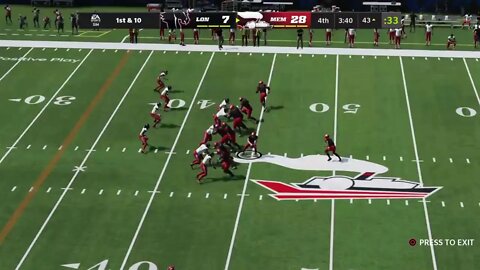 TDFL Football [Season 7/Week 2]: London (0-1) @ Memphis (1-0)