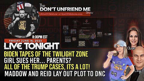 Tonight 8PM Eastern: The Don’t Unfriend Me Show Live!