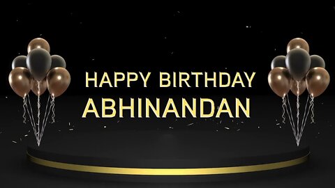 Wish you a very Happy Birthday Abhinandan