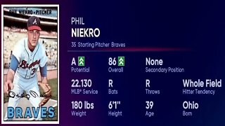 How To Create Phil Niekro Mlb The Show 22