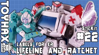 TOYHAX Labels for ER Lifeline and Ratchet | SticKit #22