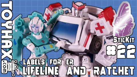 TOYHAX Labels for ER Lifeline and Ratchet | SticKit #22