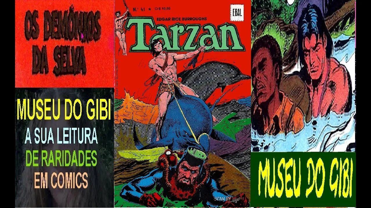 TARZAN FORMATINHO 41 A OS DEMONIOS DA SELVA #museudogibi #quadrinhos #comics #manga