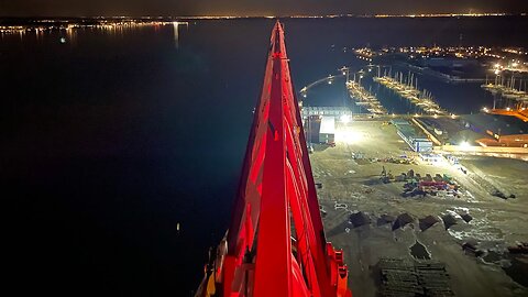 Crane climb in Copenhagen