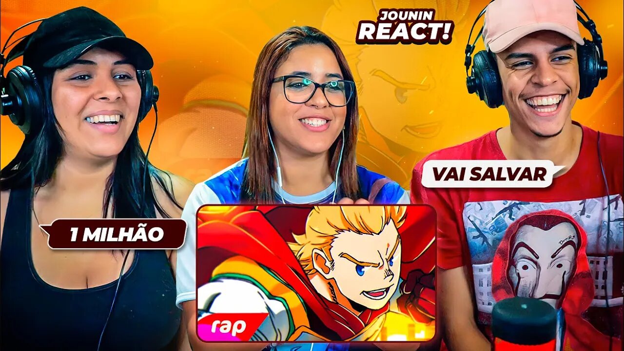 Rap do Mirio (Boku no Hero Academia) - VOU SALVAR 1 MILHÃO | NERD HITS | [React Rap Nerd] 🔥