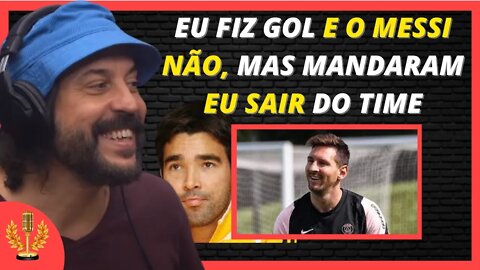 JOGUEI FUTEBOL COM MESSI (GABRIEL O PENSADOR) | Cortes News Podcast