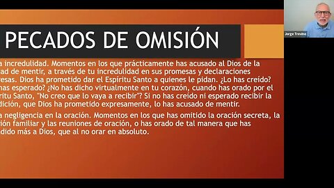 Lección 3, Parte 4:6 Pecados de Omisión