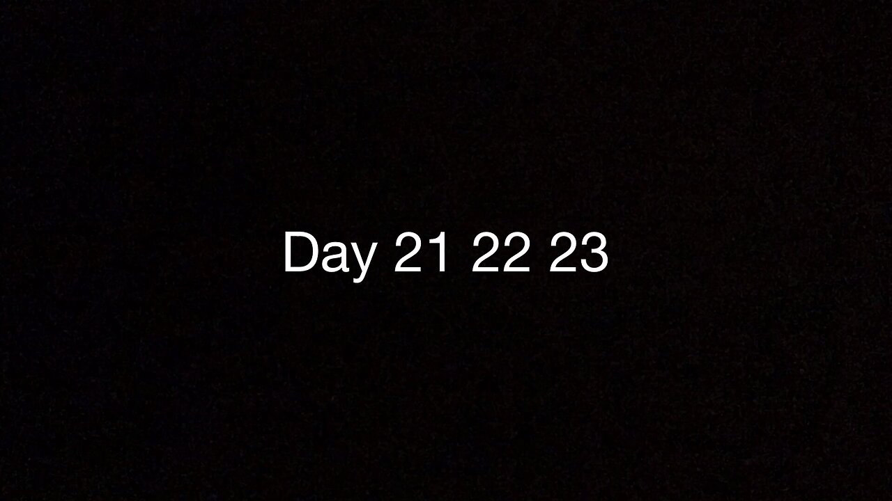 Day 21, 22, and 23