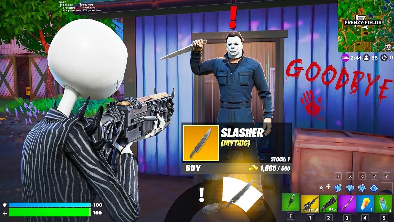 Say Hello To Michael Myers BOSS! (Fortnitemares)